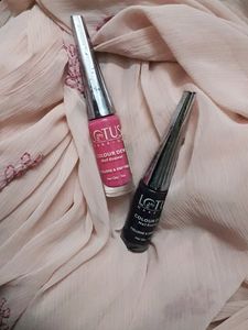 Lotus Nail Paint - Pink Rage And Plum Delight