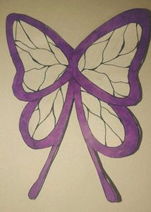 Shinibu Kocho Butterfly Hairclip 🦋💜