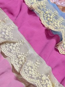 Colorful Striped Lace Dress