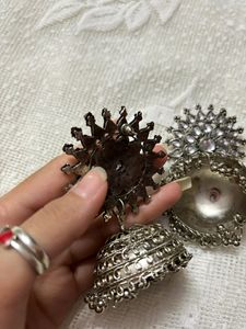 Oxidised Silver Earrings