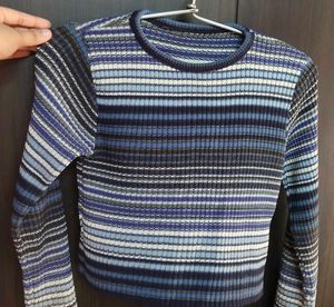 Striped Knit Sweater