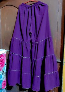 Purple Embellished Indian Dress