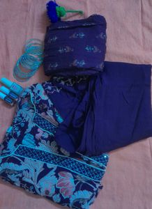 Floral Print Salwar Kameez Suit