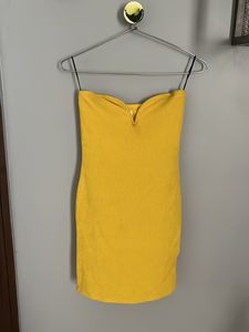 H&M Yellow Tube Dress