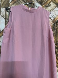 Blush Pink Sleeveless Dress