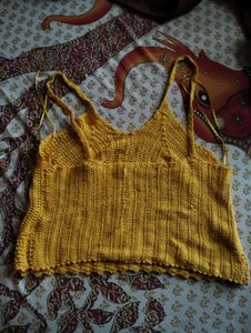Crochet Yellow Top
