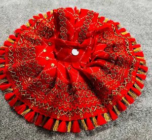 Red Laddu Gopal Festival Dress Combo