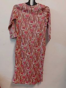 Floral Print Kurta set with dupatta