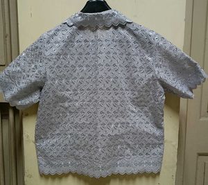 Lace Detail Blouse 10/10 Hakoba Material
