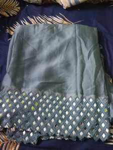 Mirror Work saree