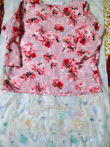 Floral Print Short Top