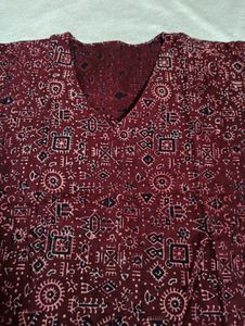 Ethnic Print Kurta Top