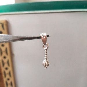 DH97 Pure Silver Hanuman Ji Gada Pendant.