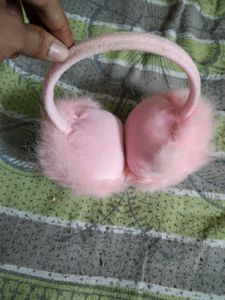 Pink Fluffy Earmuffs