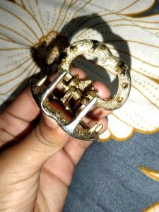 Apple Shaped Rhinestone Hair Clip
