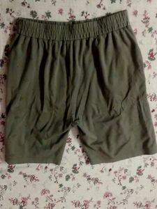 Casual Olive Shorts