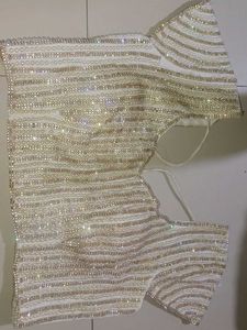 Beaded & Embellished Blouse And Saari