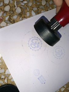 Ink Stamp (Om) Print