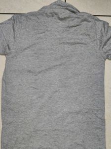 Gray Open Front Cardigan