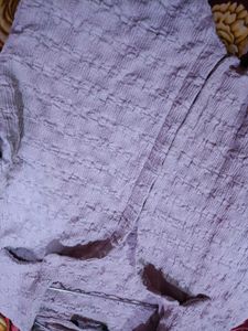Crinkle Button-Down Top