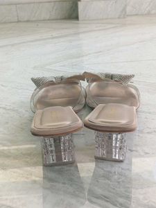 Bow Glass Heels