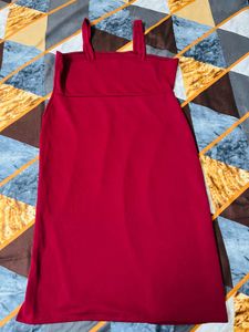 Maroon Body cone Dress 🌹