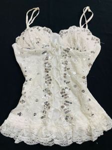Lace & Sequin Cami Top