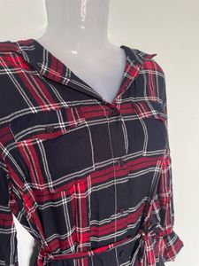 Plaid Shirt Dress