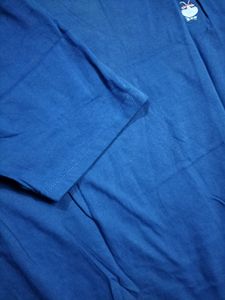 Blue Colour Round Neck Tshirt