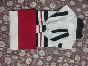 Striped White Shirt