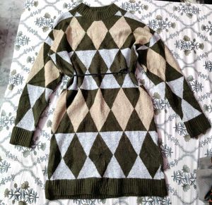 Olive Green Knit Sweater