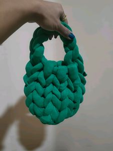 Hand Knit Chunky Yarn 🛍️ Bag