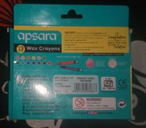 Apsara 13 Wax Crayons - New