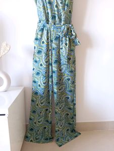 NY Collection Elegant Printed Jumpsuit