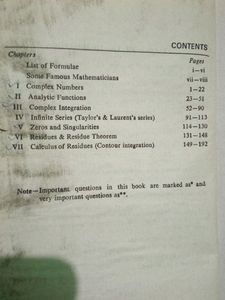 Complex Analylis