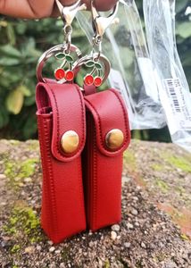 Pack Of 2❤️ Cherry 🍒 Lipstick Holder & Keychain ✨