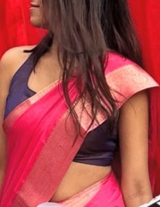 Elegant Pink Saree