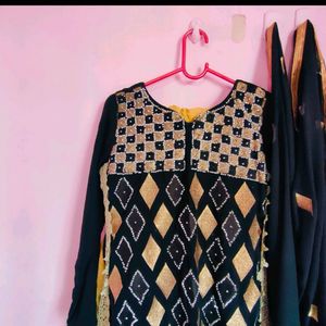 Pakistani Sharara Kurta Dupatta Set