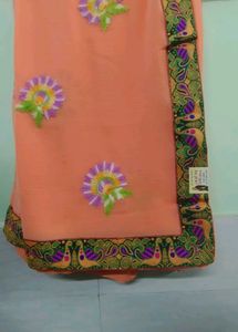 Jaipuri Border Saree♥️
