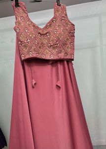 Elegant Lehenga Choli Set with shrug