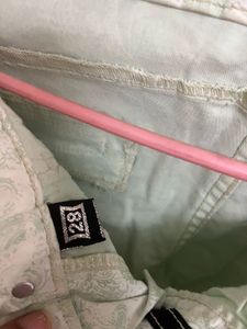 Pastel printed trousers for women