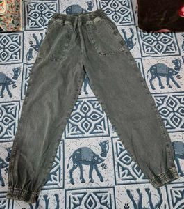 Olive Green Casual Joggers