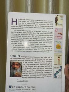 Osho Intimacy Book