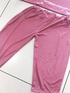Satin Silk Nighty Suit