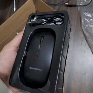 Zebronics Zeb-Blanc Wireless Mouse (Black, Recharg