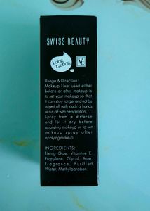 Swiss Beauty Makeup Fixer **WITH A FREEBIE **