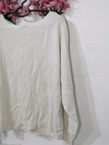 Off White Color Sweater