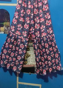 Aliya Pattern Garara With Short Frock