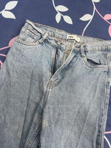 High Waisted Straight Jeans