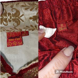 Sherwani With Dhoti &amp; Pajama For Boys